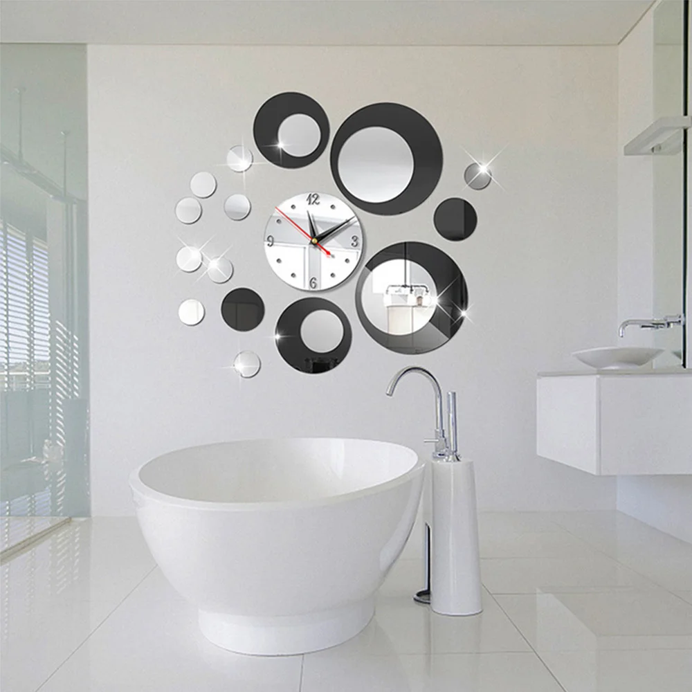 Rattan Mirror Round - Akrilik 3D yuvarlak renk eşleştirme Diy
