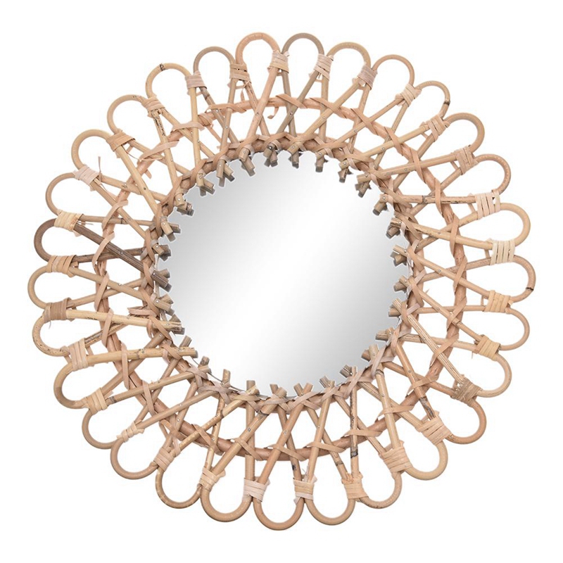 40Cm İskandinav Hasır Duvara M - Rattan Mirror Round incelemesi ve fiyatı