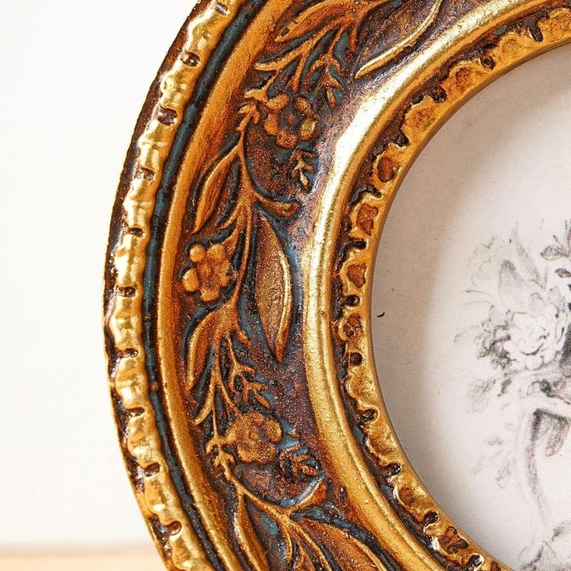 Antik Bronz Altın Yuvarlak Fot - Rattan Mirror Round incelemesi ve fiyatı