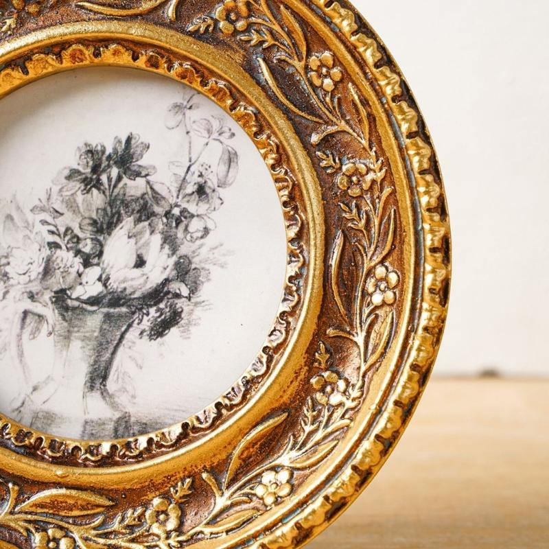 Antik Bronz Altın Yuvarlak Fot - Rattan Mirror Round incelemesi ve fiyatı