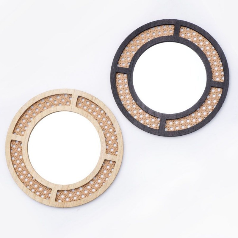 Yaratıcı Dekoratif Ayna El Yap - Rattan Mirror Round incelemesi ve fiyatı