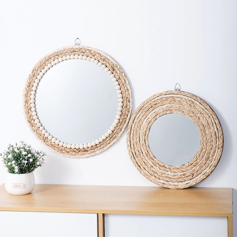 Rattan El Sanatları Dekoratif  - Rattan Mirror Round incelemesi ve fiyatı