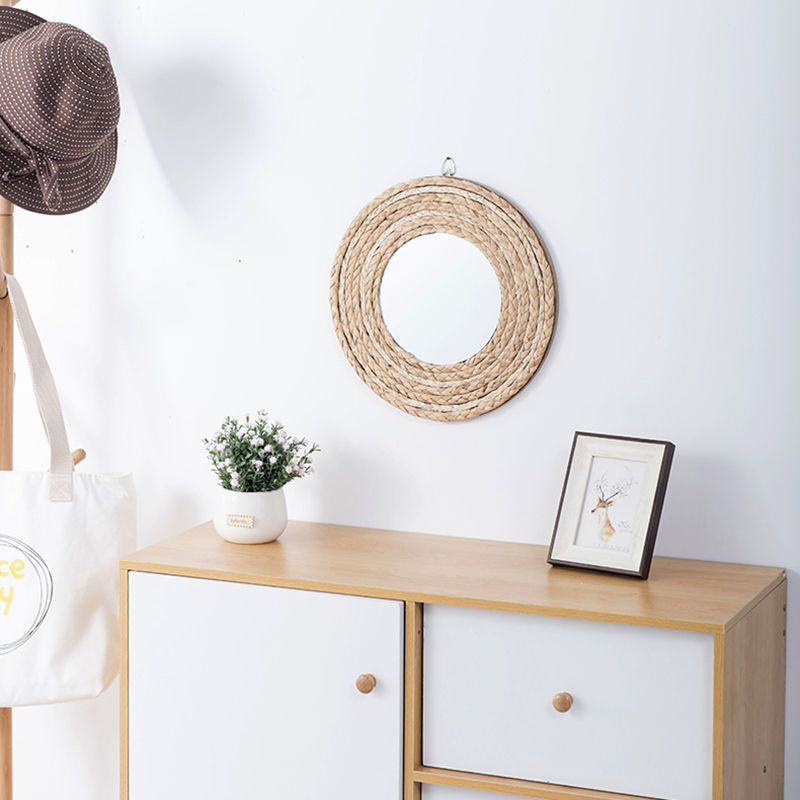 Rattan El Sanatları Dekoratif  - Rattan Mirror Round incelemesi ve fiyatı
