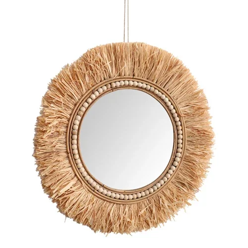 Rattan Dekoratif Aynalar Banyo - Rattan Mirror Round incelemesi ve fiyatı